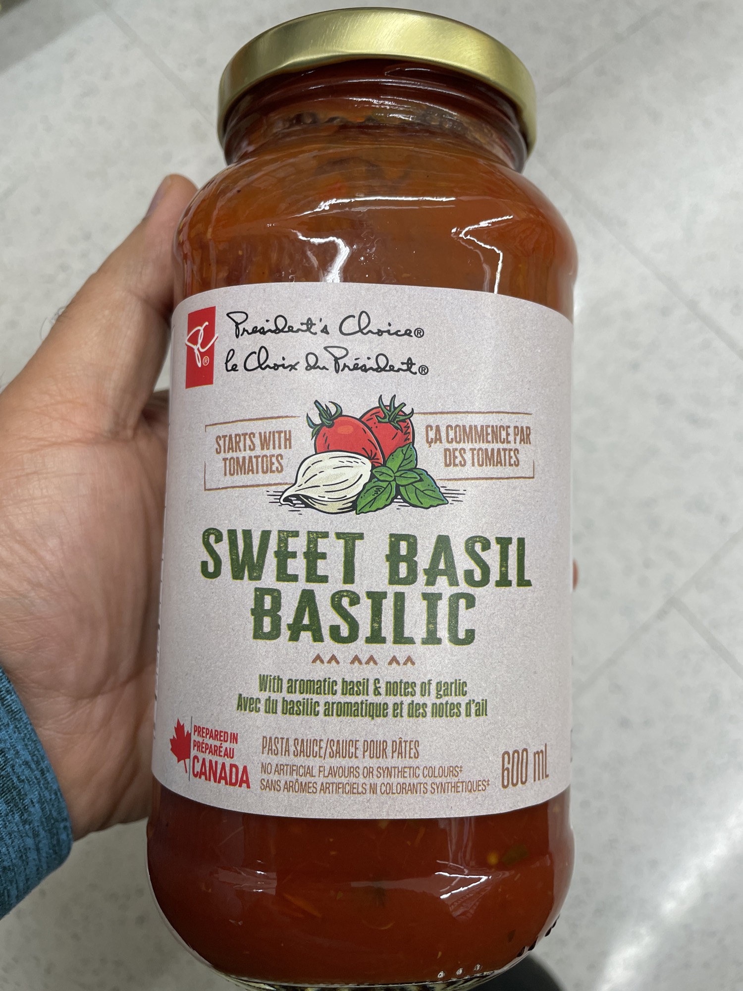 Sweet Basil Pasta Sauce