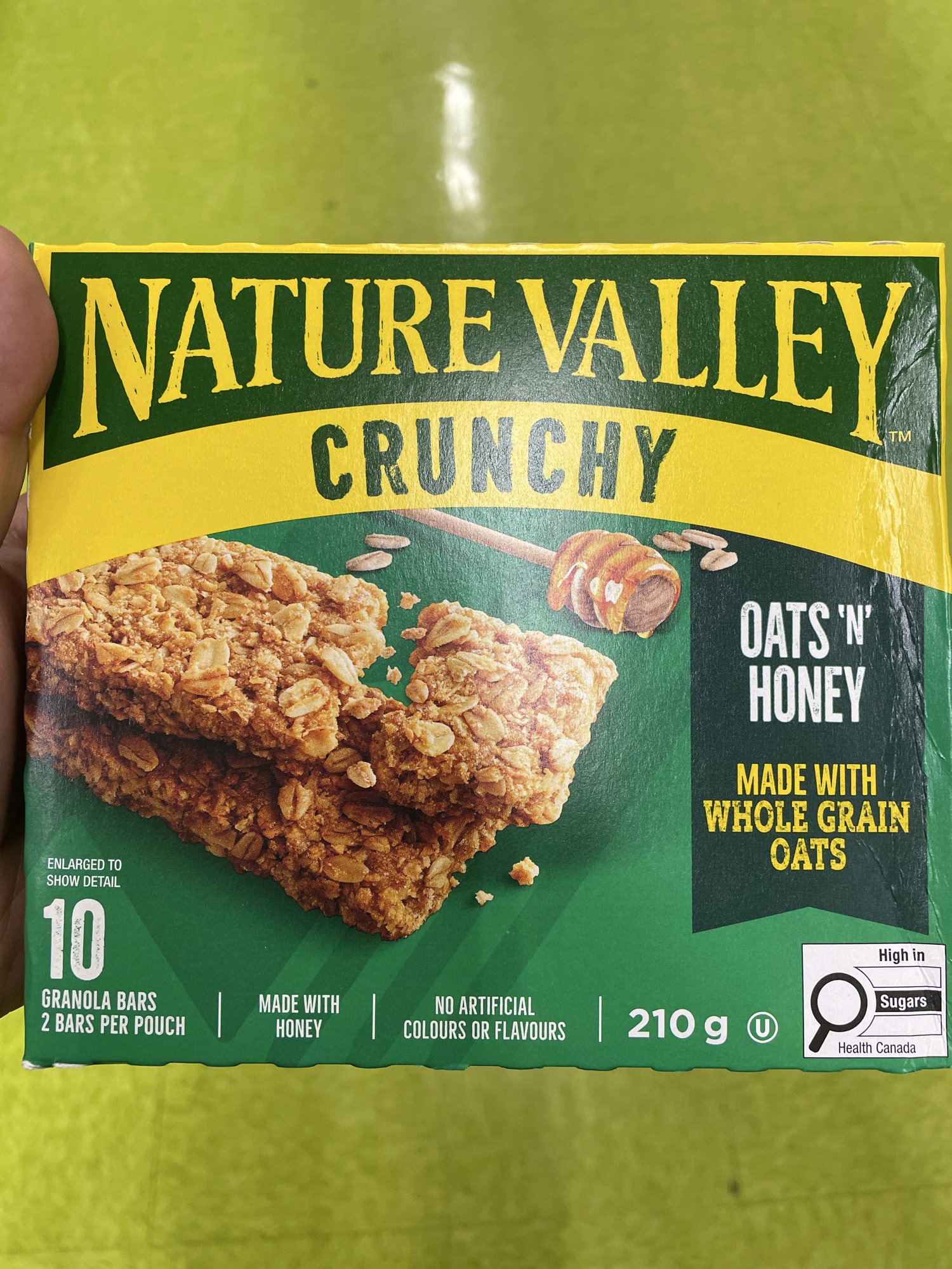 Crunchy Granola Bars Oats 'N' Honey