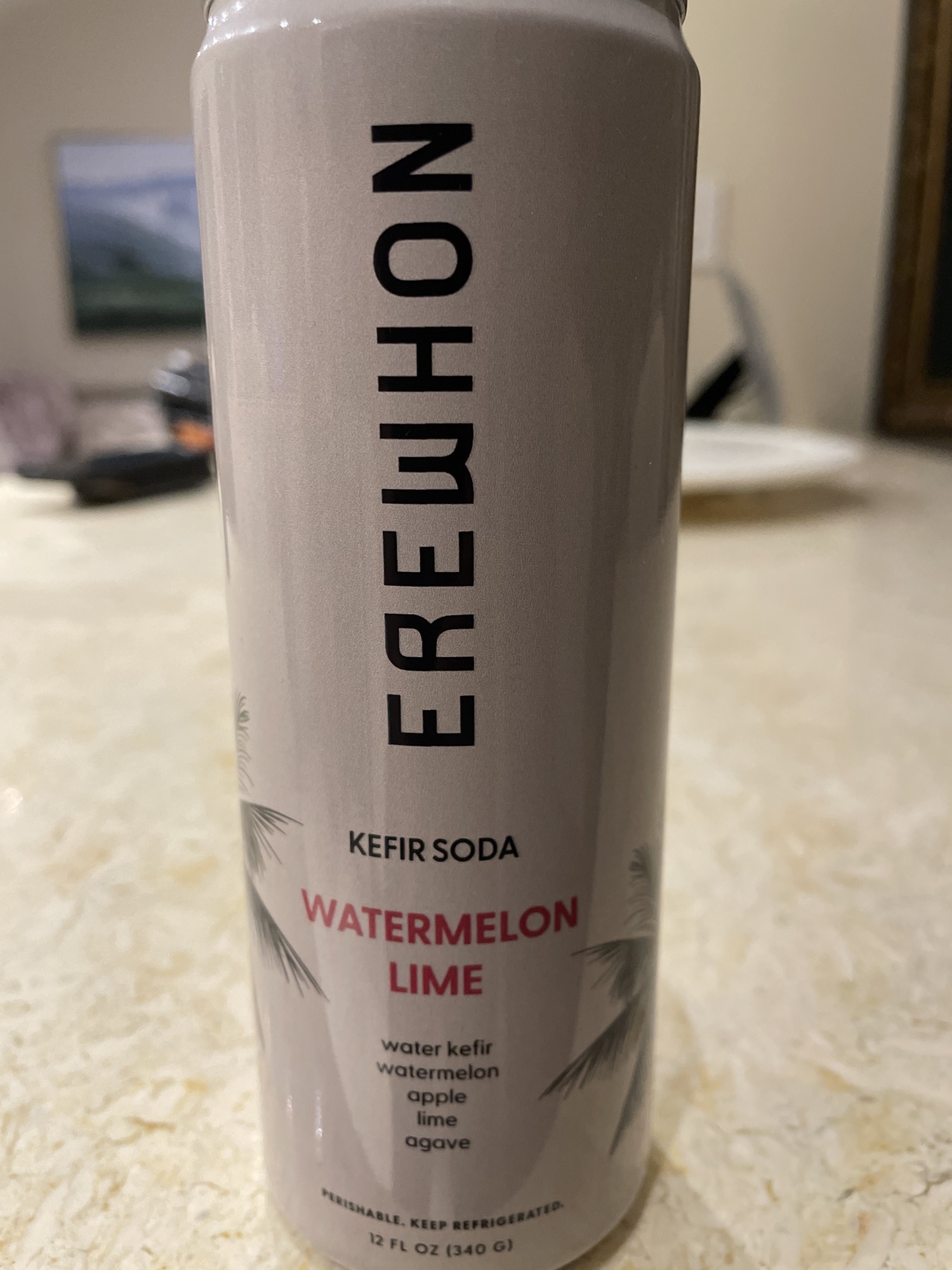 Watermelon Lime Kefir Soda