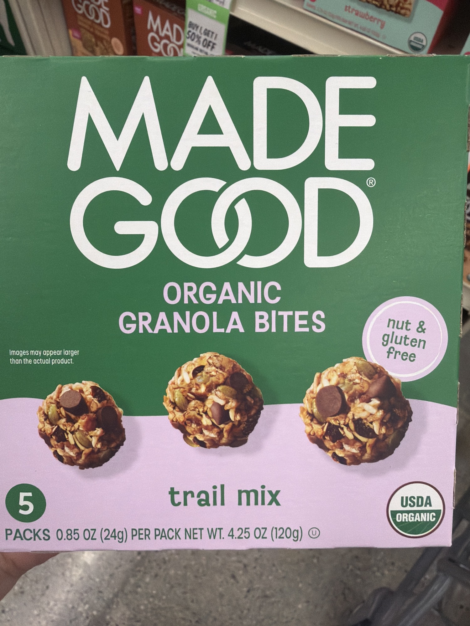 Organic Granola Bites Trail Mix
