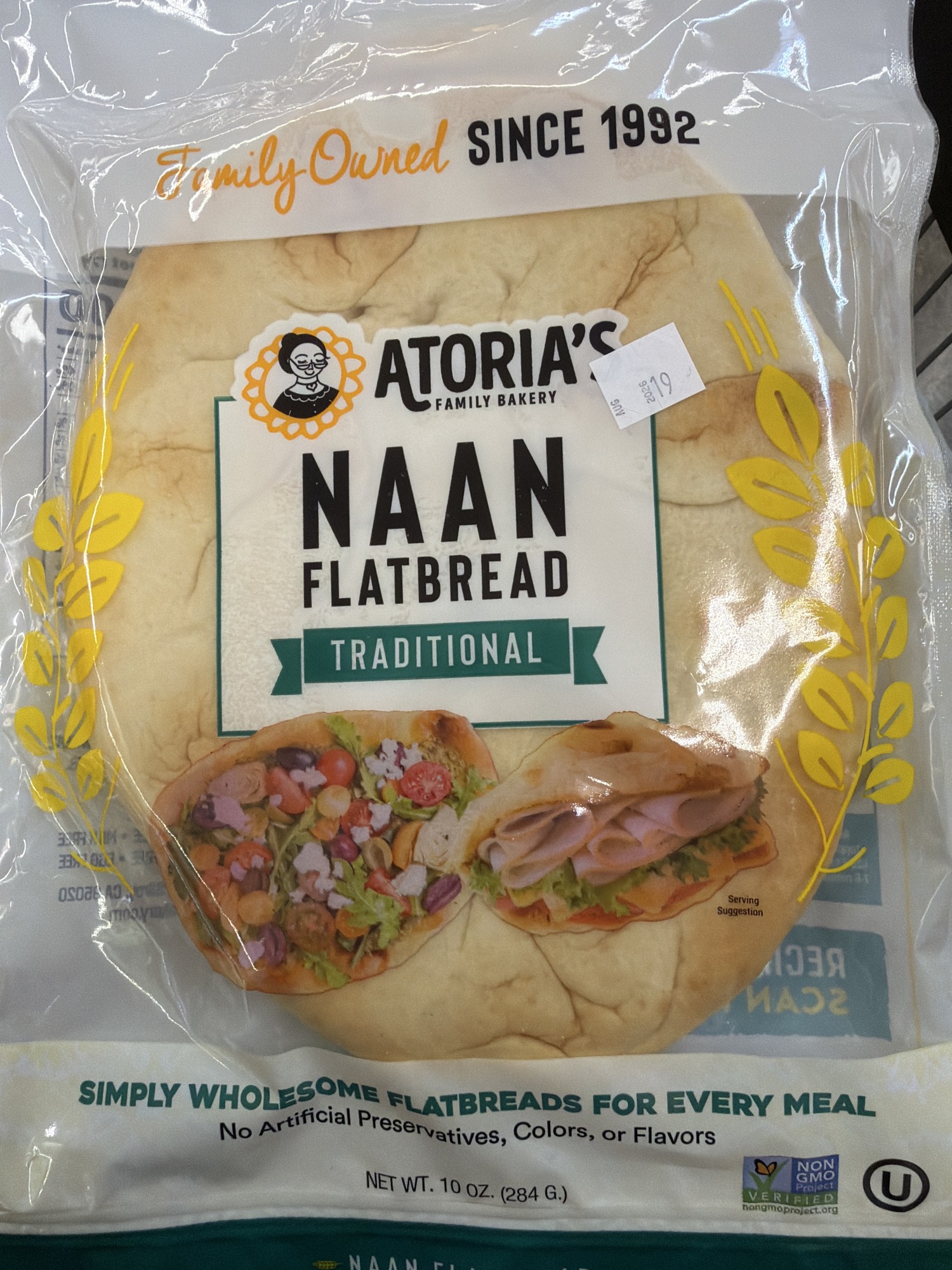 Naan Flatbread Traditional