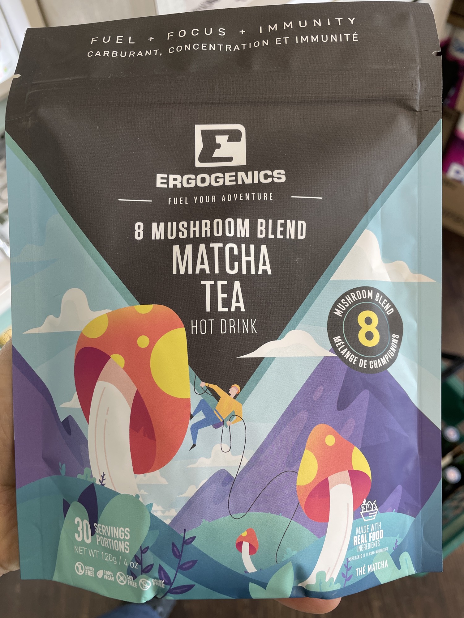 8 Mushroom Blend Matcha Tea