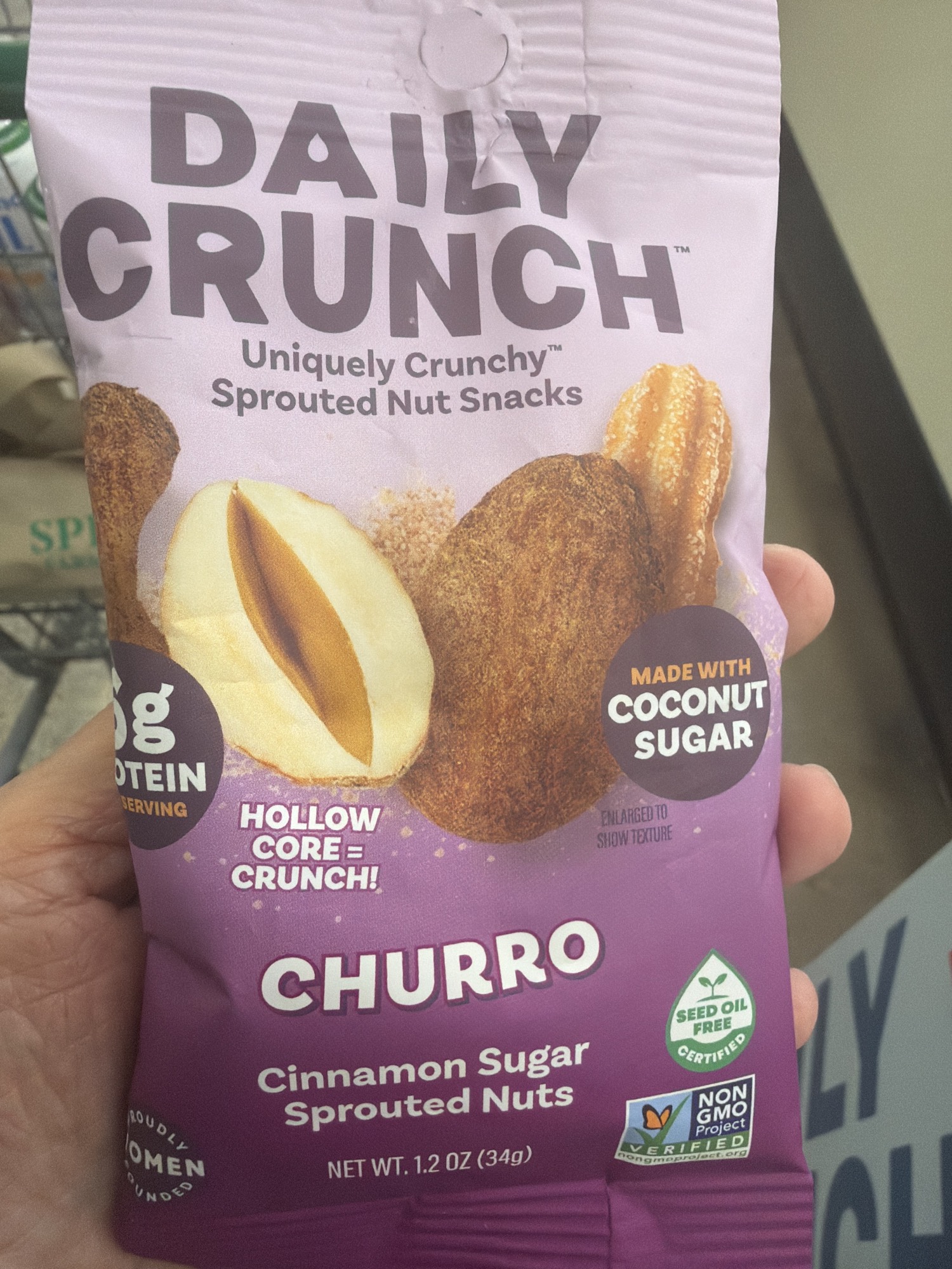 Churro Cinnamon Sugar Sprouted Nuts