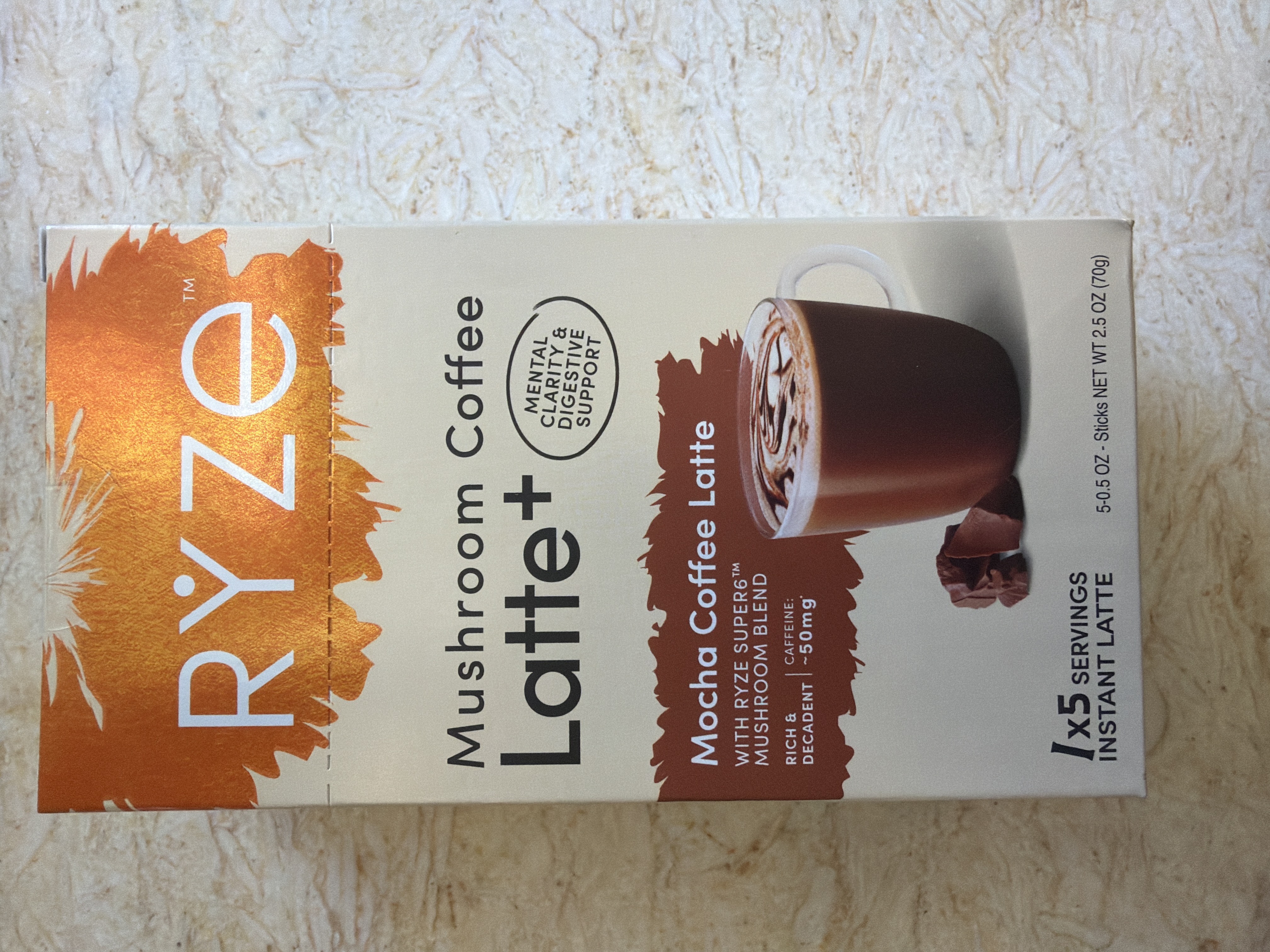 Mushroom Coffee Latte+