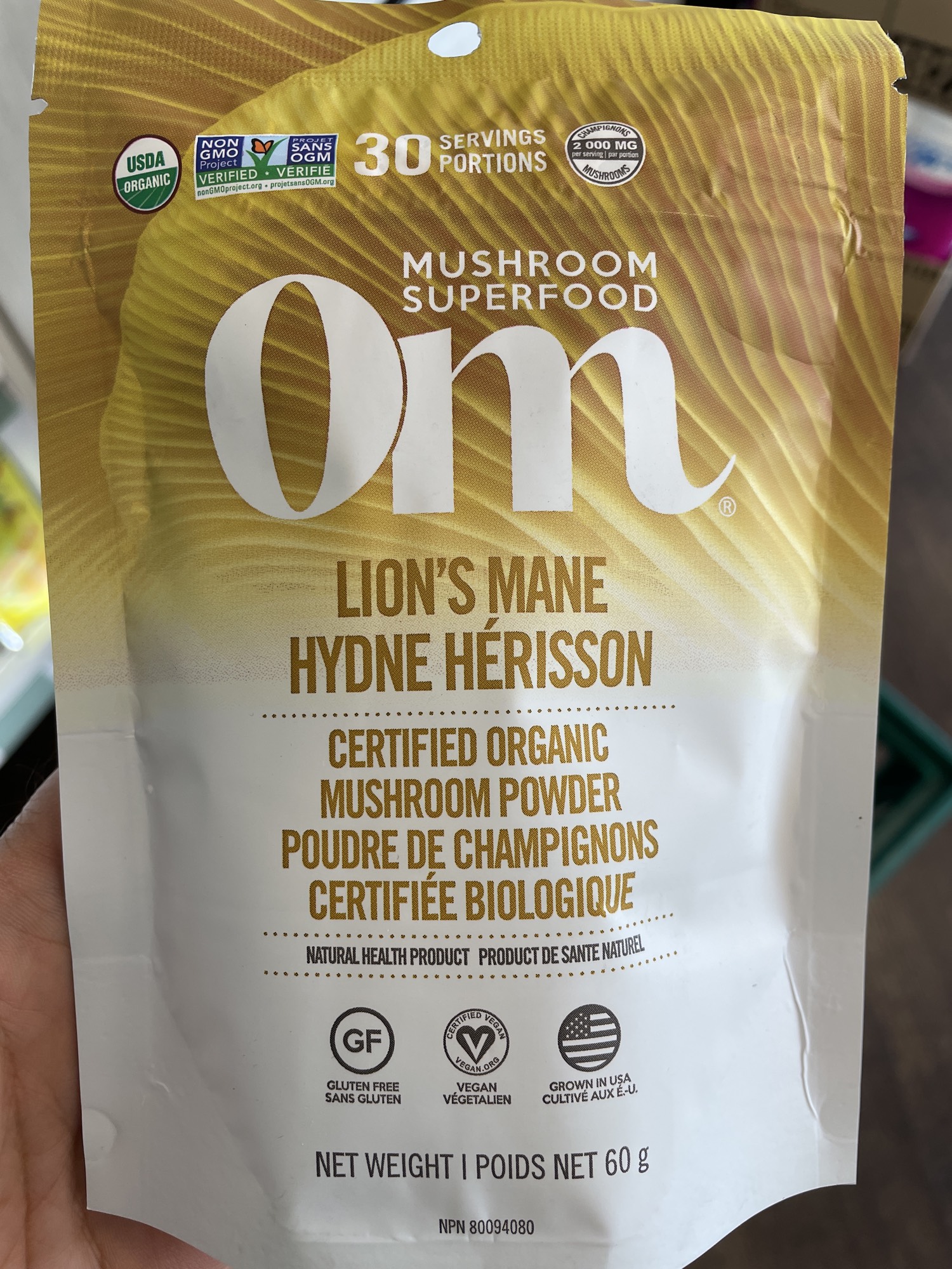 Lion's Mane Mushroom Superfood Powder