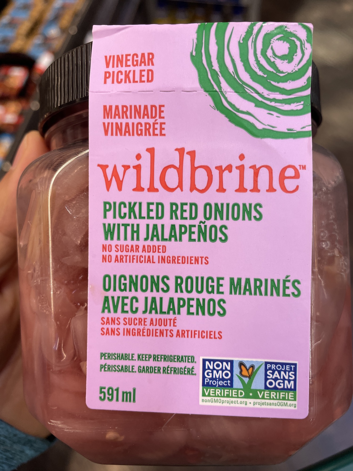 Pickled Red Onions with Jalapeños