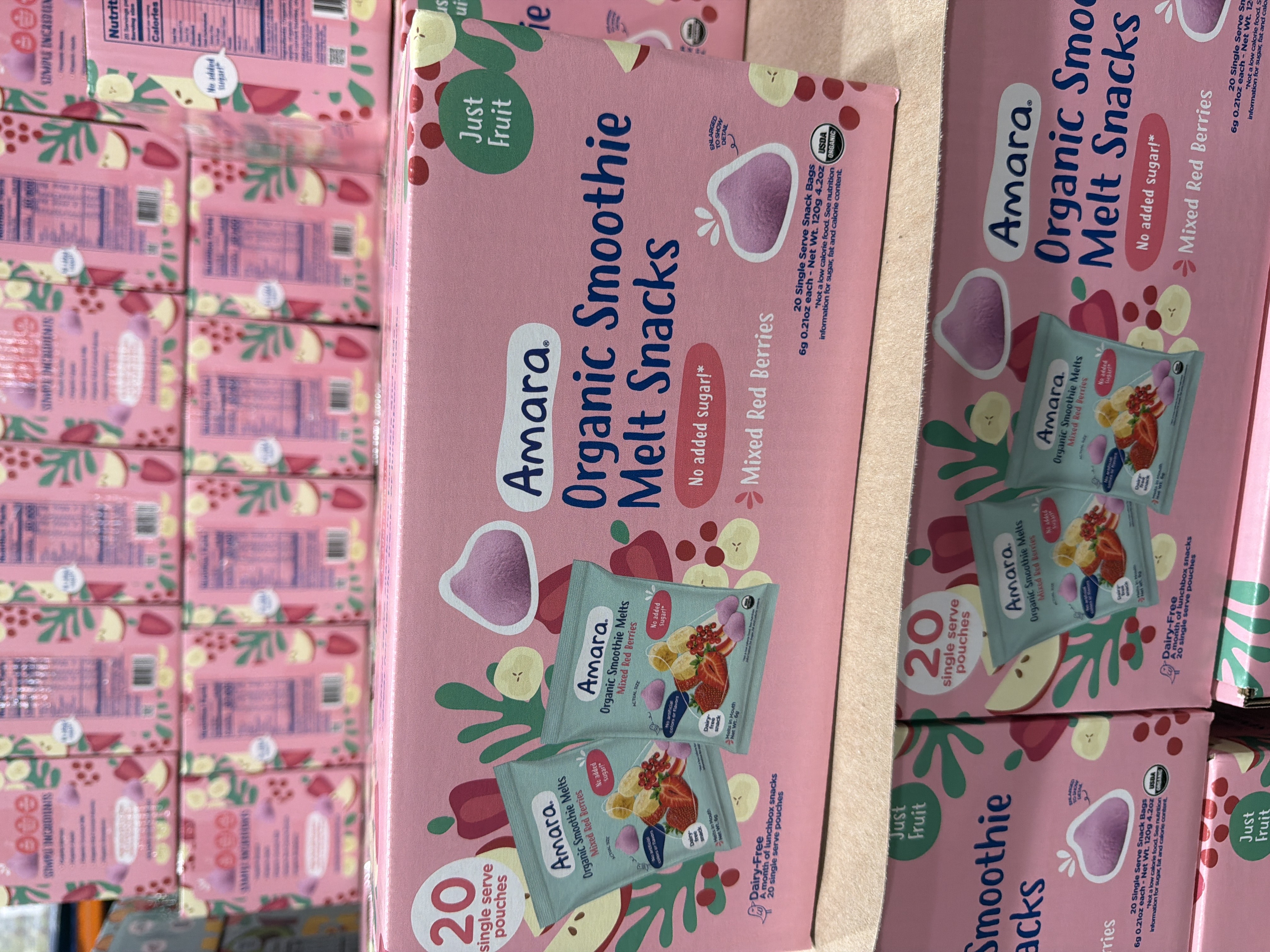 Organic Smoothie Melt Snacks