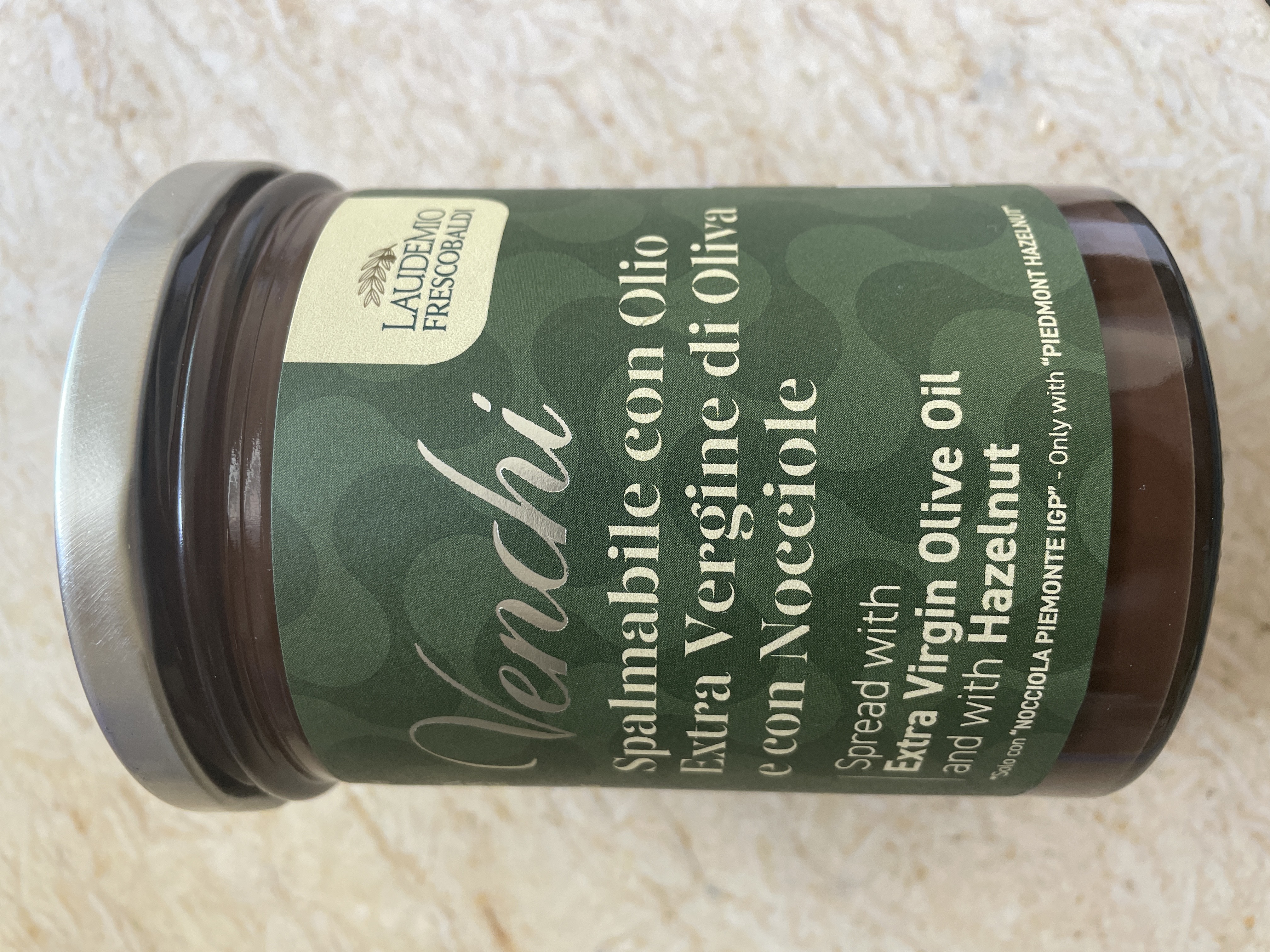 Venchi Spalmabile con Olio Extra Vergine di Oliva e con Nocciole