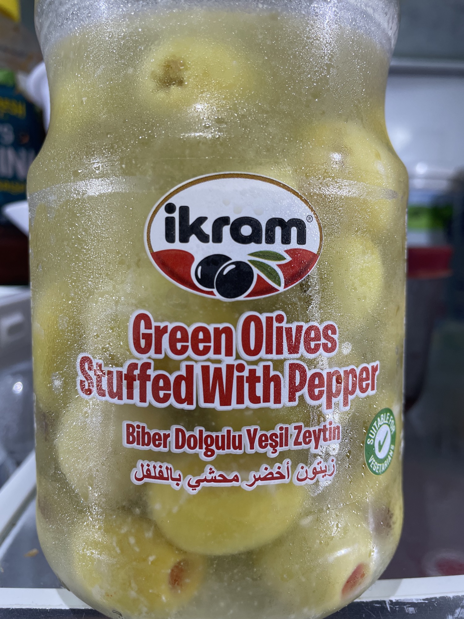 Green Olives Stuffed With Pepper