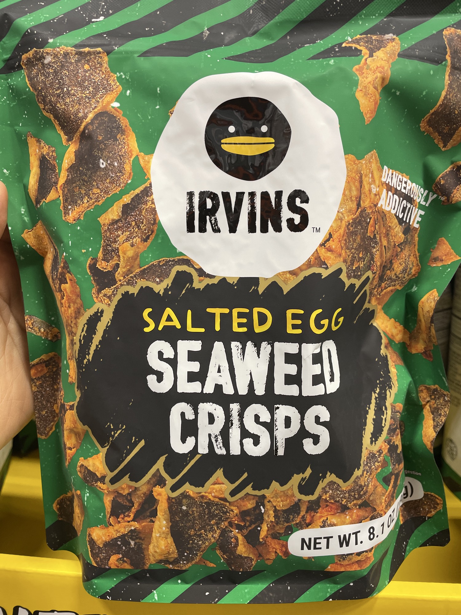 Salted Egg Seaweed Crisps