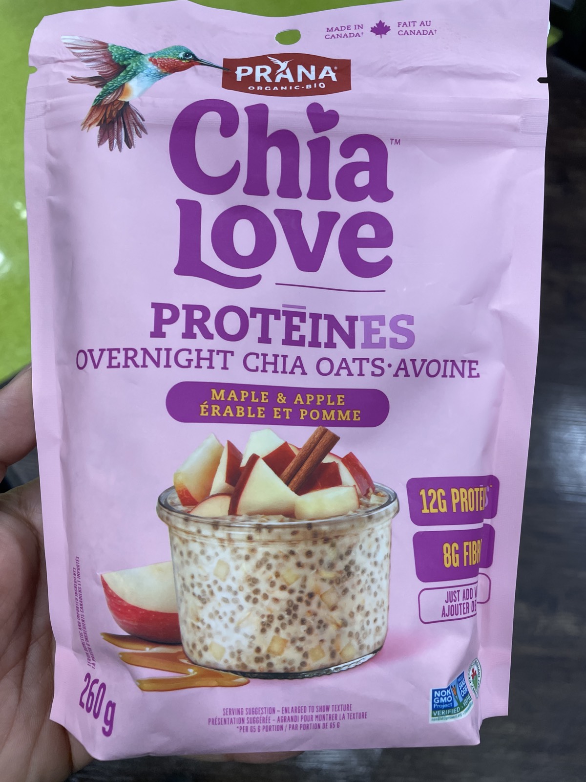 Chia Love Proteins Overnight Chia Oats