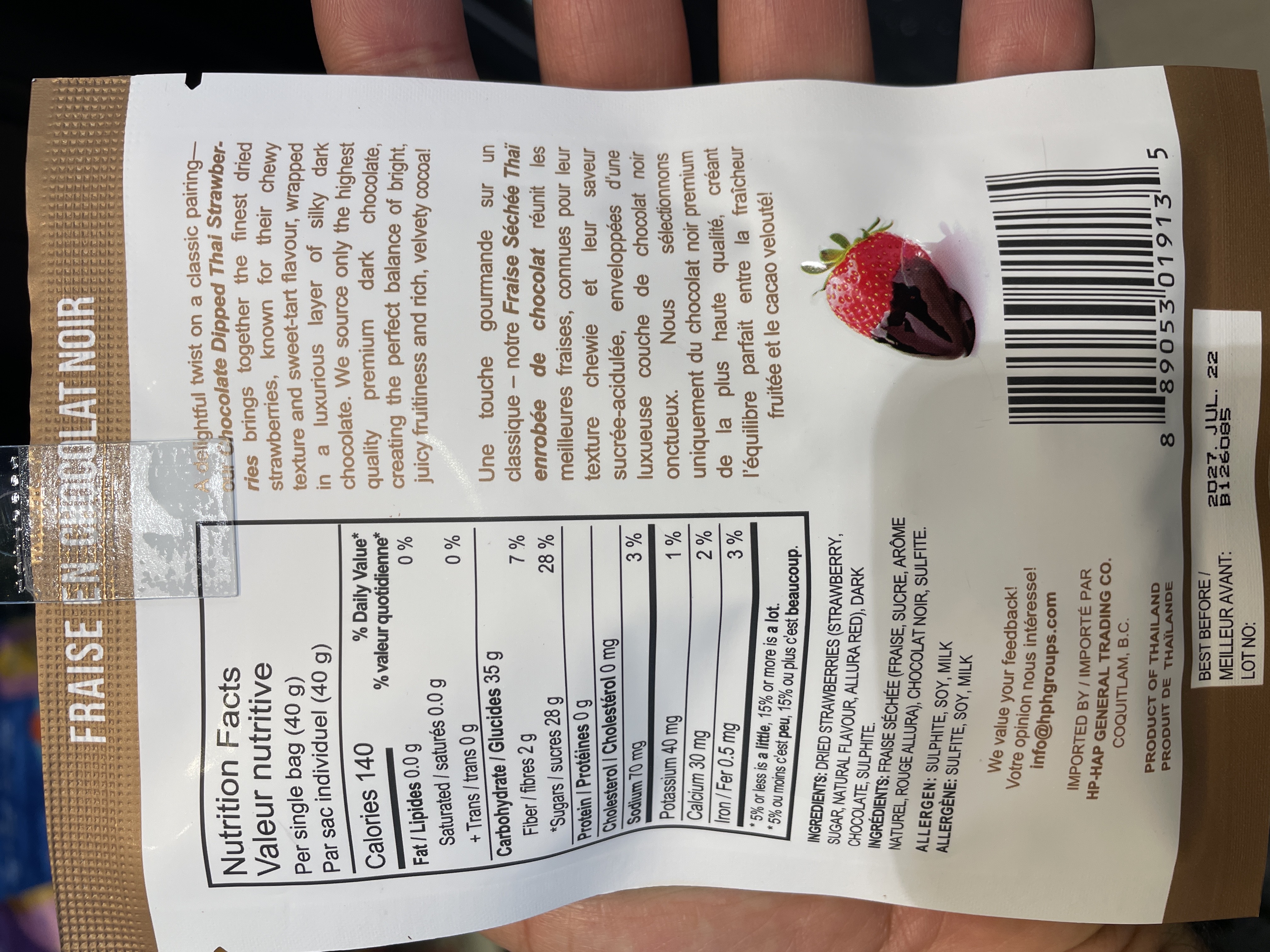 Thai Strawberry Choco Dip