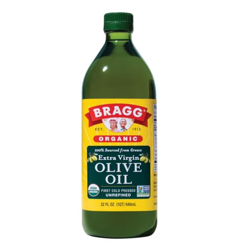 Bragg Organic Extra Virgin Olive Oil 32 oz - Cold-Pressed Greek Koroneiki