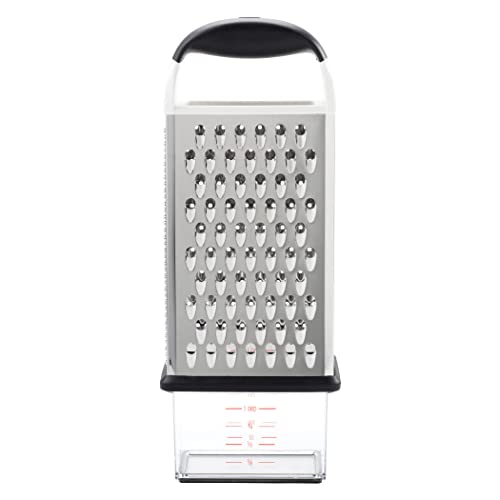 OXO Good Grips 4-Sided Box Grater for Cheese & Vegetables with Container
