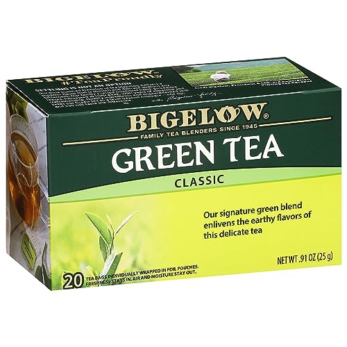 Bigelow Tea Classic Green Tea, 20 Count (Pack of 6)