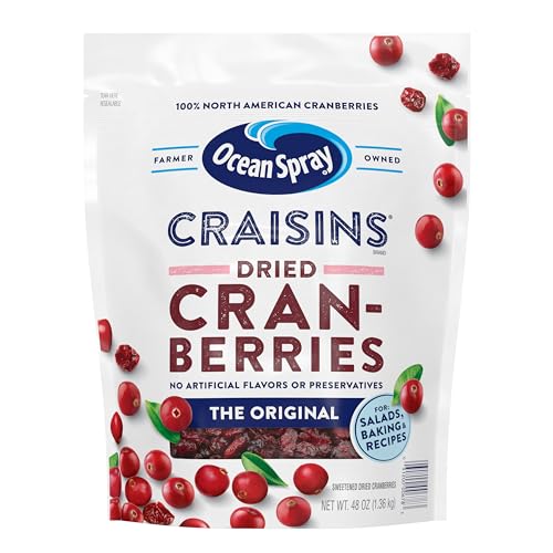 Ocean Spray® Craisins® Original Dried Cranberries, Dried Fruit, 48oz