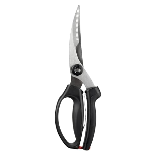 OXO Good Grips Spring-Loaded Poultry Shears, Heavy Duty, Black