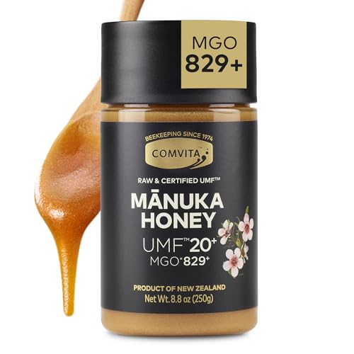 Comvita Manuka Honey UMF 20+ (MGO 829+) Pure, Unpasteurized - 250g (8.8 Oz)
