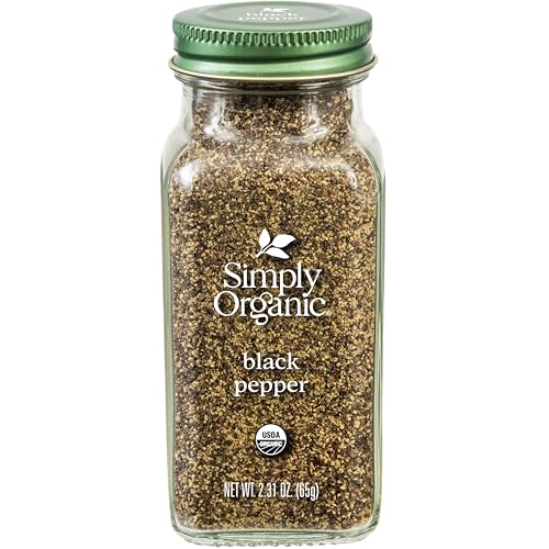 Simply Organic, Pepper Black Organic, 2.31 Ounce