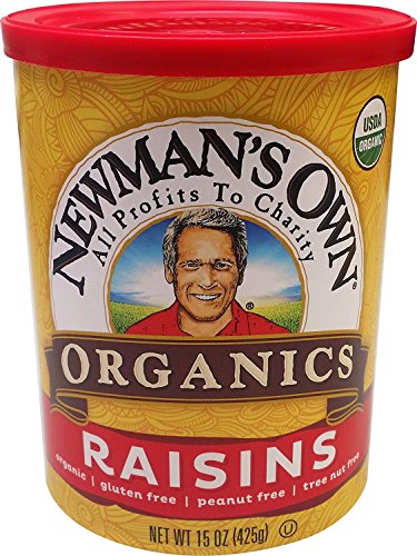 Newman's Own Organics Organic California Raisins, 15-Ounce Cans (Pack of 6)