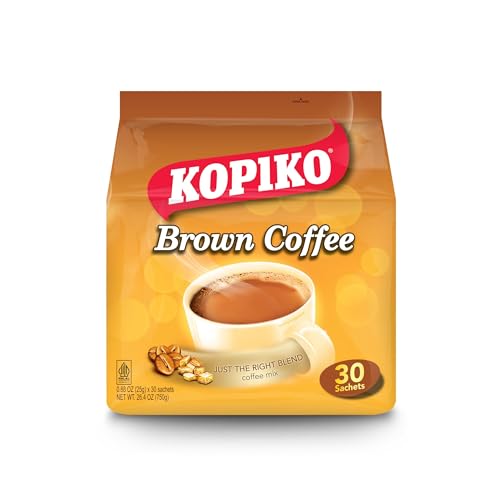 Kopiko Brown Instant Coffee Mix – Indonesian Volcanic Coffee (30 Sachets)