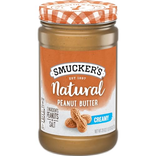Smucker’s Natural Creamy Peanut Butter, 26 Oz. Jar