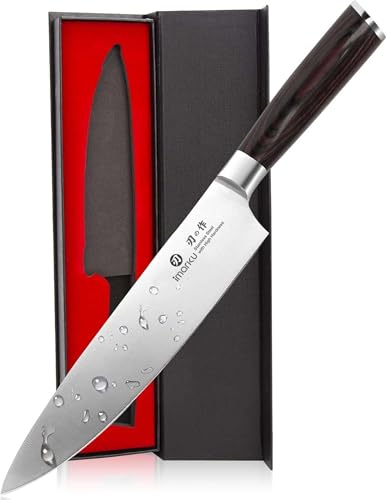 imarku Japanese Chef Knife - Sharp Kitchen Knife 8 Inch Chef's Knives HC Steel Paring Knife, Unique Gifts for Men and Women, Gifts for Mom or Dad, Kitchen Gadgets with Gift Box, Fathers Gifts
