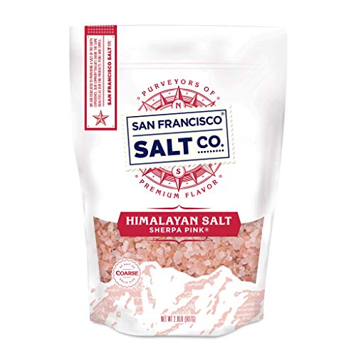 Sherpa Pink Himalayan Salt – Coarse Grain, 2 lbs. | All-Natural, Gluten-Free, No Additives | Perfect for Everyday Cooking & Recipes, Ideal for Grinders & Salt Mills