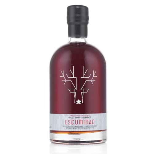 Escuminac Late Harvest Dark Maple Syrup 16.9 fl oz Glass Bottle