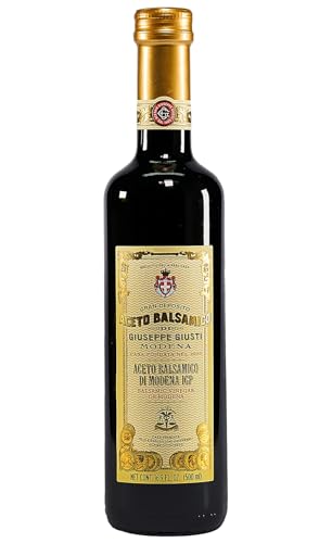 Giusti Balsamic Vinegar of Modena IGP, Authentic Italian Aceto Balsamico from Italy, Perfect for Marinades, Vinaigrettes & Sauces – 16.9 fl oz (500 ml) - Pack of 1