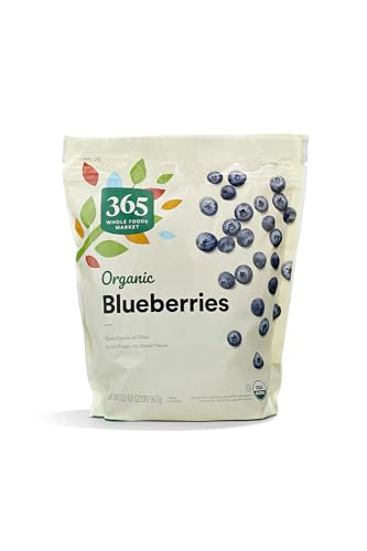 365 by Whole Foods Market, Organic Blueberries, 32 Ounce, (Frozen)