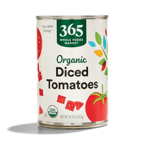 365 by Whole Foods Market, Organic Diced Tomatoes, 14.5 Ounce
