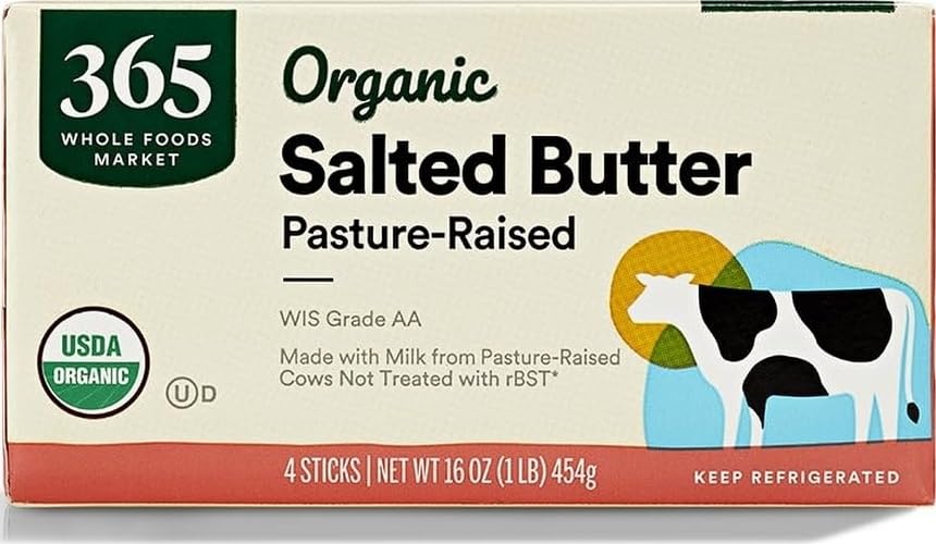 365 by Whole Foods Market, Organic Butter Salted, 1 lb