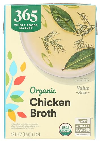 365 by Whole Foods Market, Organic Chicken Broth, 48 Fl Oz