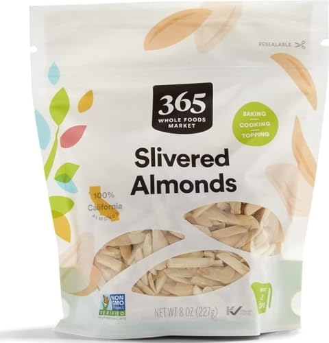 365 by Whole Foods Market, Blanched And Slivered Almonds, 8 Ounce