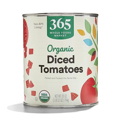 365 by Whole Foods Market, Organic Diced Tomatoes, 28 Ounce