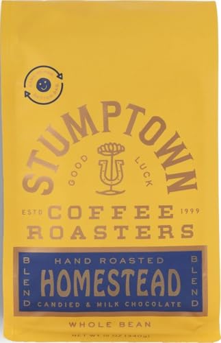STUMPTOWN COFFEE ROASTERS, Whole Bean Medium Roast, Homestead Blend 12 Oz