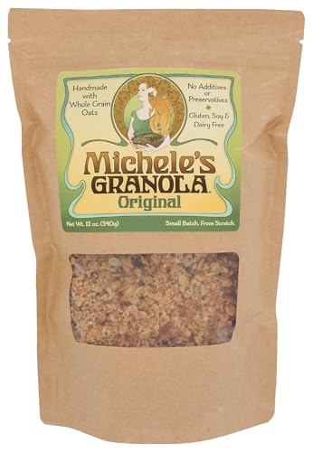 Michele's Granola - Original - Handmade Non-GMO Whole Grain Oats - Free of Gluten, Soy, Wheat, & Dairy