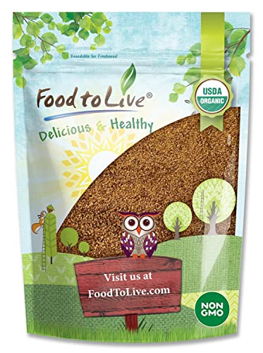 Food to Live Organic Brown Coconut Sugar, 5 Pounds – Non-GMO, Pure Palm Sugar, Kosher, Vegan, Fair Trade, Unrefined, Granulated, Low Glycemic Sweetener, Highly Nutritious, Perfect for Baking, Bulk