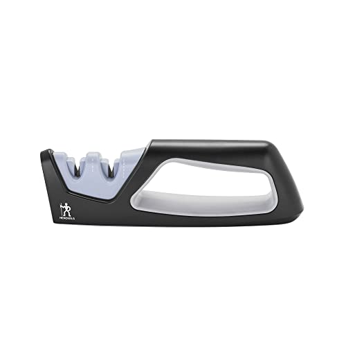 Henckels Handheld Knife Sharpener, Easy to Use, Ergonomic Non-Slip Handle