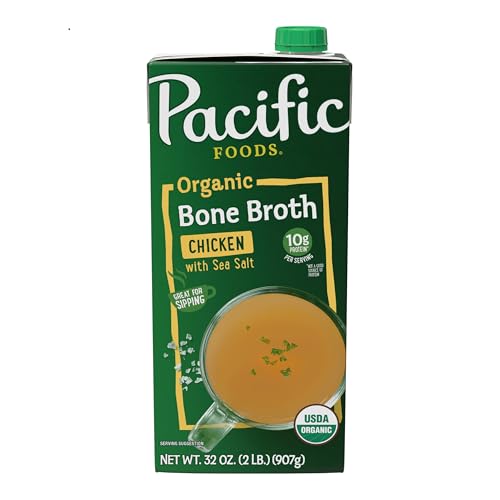 Pacific Foods Organic Chicken Bone Broth, 32 FZ