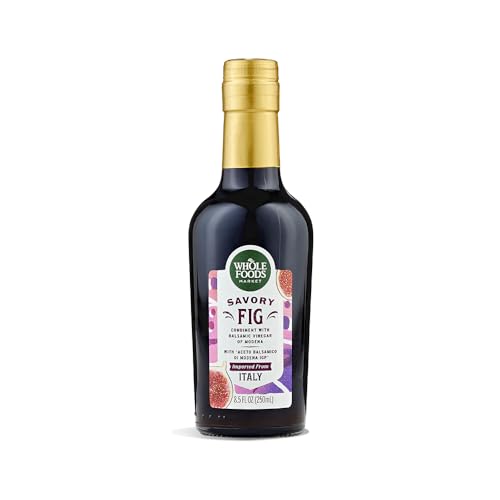 Whole Foods Market, Savory Fig Condiment with Balsamic Vinegar of Modena, 8.5 Ounce