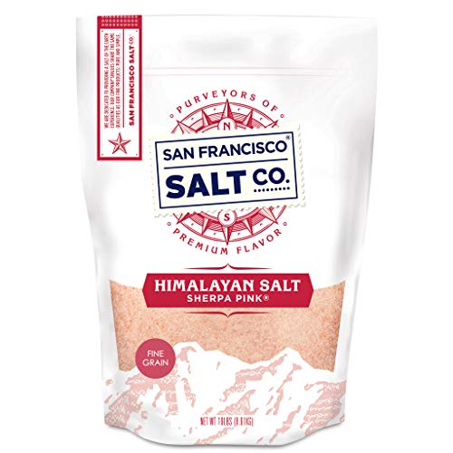 Sherpa Pink Himalayan Salt – Fine Grain, 19 lbs. | All-Natural, Gluten-Free, No Additives | Perfect for Everyday Cooking & Recipes