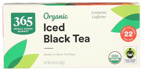 365 by Whole Foods Market, Organic Black Iced Tea, 22 Count