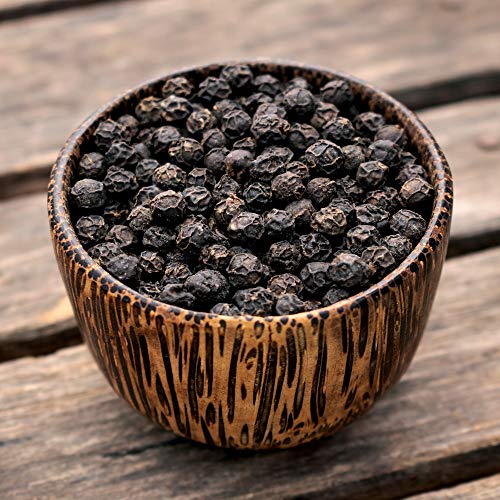 THE ORGANIC PANTRY Black Peppercorns – 1 pound– USDA Organic Whole Tellicherry Peppercorns – Steam Sterilized, All Natural, Perfect for Grinder Refill