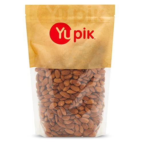Yupik Raw California Almonds, NPX 25/27, 2.2 lb (35.2 oz), Gluten-Free, Kosher, Vegan, Natural Whole Nuts, Unsalted, Unroasted, Oil-Free, High in Fiber, Nutritious Nuts, Healthy Snacks