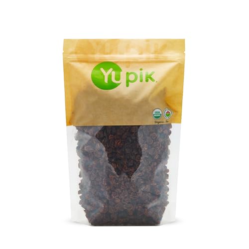 Yupik Organic California Flame Raisins, 2.2 lb (35.2 oz), Kosher, Non-GMO, Vegan, Whole Dried Fruits, Naturally Sweet, No Added Sugar, Seedless, Healthy Snacks, Ideal for Baking & Topping