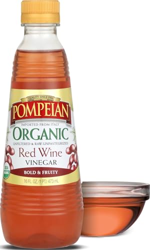 Pompeian Organic Gourmet Red Wine Vinegar - 16 fl oz