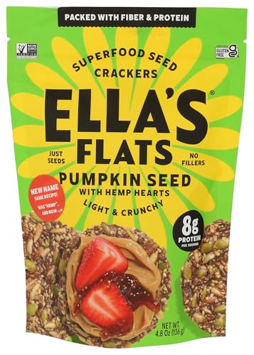 Ella's Flats, Crisp All Seed Hemp Gluten Free Non-Gmo, 6.5 Ounce