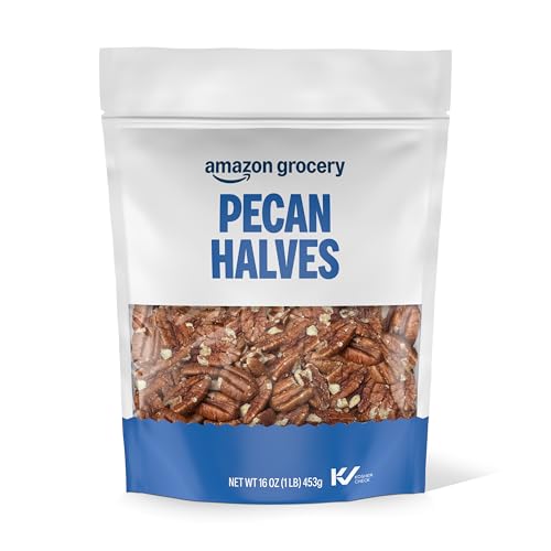 Amazon Grocery, Pecan Halves, 16 Oz (Previously Happy Belly, Packaging May Vary)